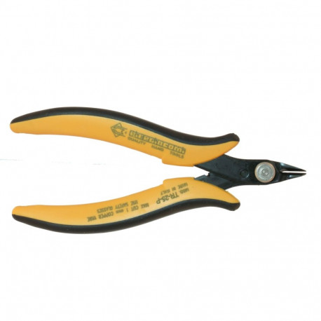 CUTTING-NIPPERS micro - Clean cut, lead 1mm - ESD black - w/Safety clip