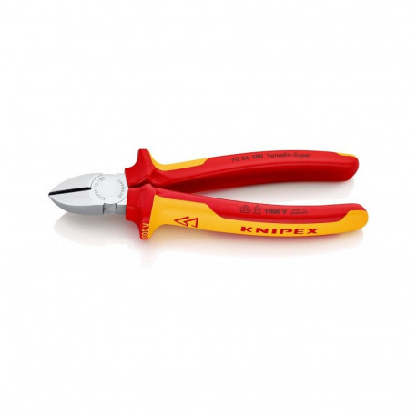 Diagonal Cutter 180mm, chrome blades, 1000V
