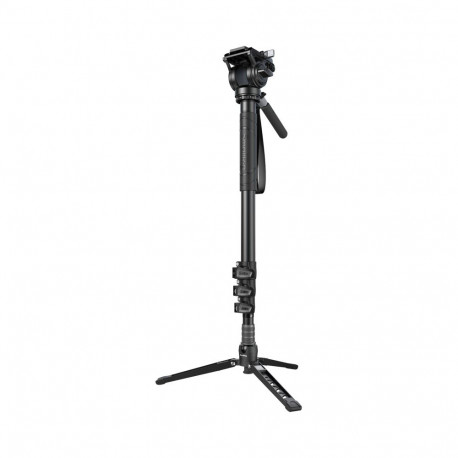 SmallRig monopood 6622, 4-osaline, alumiiniumist, videopöördpeaga