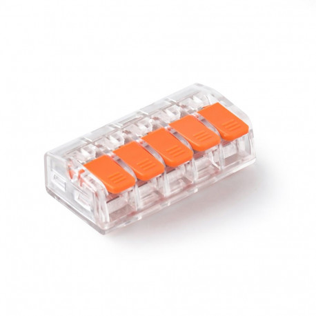 5-osaline kiirühenduste komplekt kangidega kõigile juhtmetüüpidele SZ-5D, 32A, 450V, painduv juhe 0,