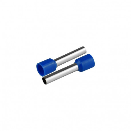 Isoleeritud juhtmeotsahülss juhtmetele 1x6mm2, hülsi pikkus 26mm, 20tk, sinine