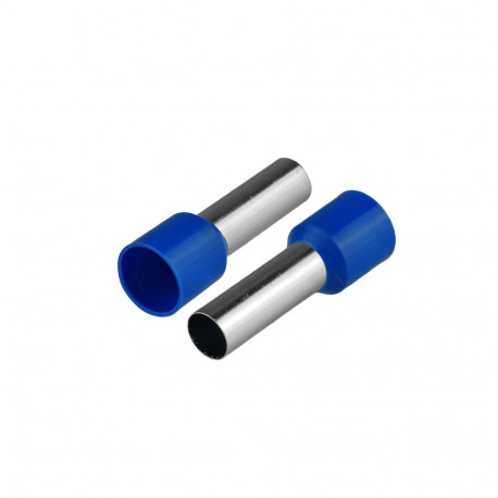 Isoleeritud juhtmeotsahülss 1x16mm2, hülsi pikkus 28,2mm, sinine, 50tk
