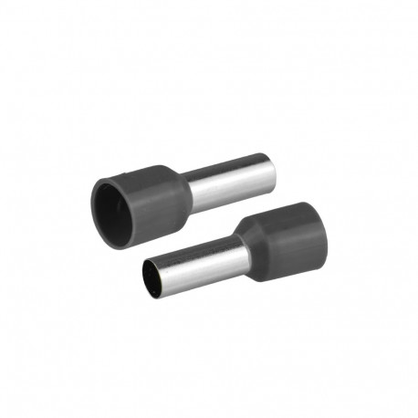 Isoleeritud juhtmeotsahülss juhtmetele 1x10mm2, hülsi pikkus 21,5mm, 50tk, hall