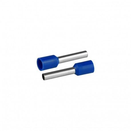 Isoleeritud otsahülss juhtmetele 12,5mm², hülsi pikkus 19,2mm, 50tk, sinine