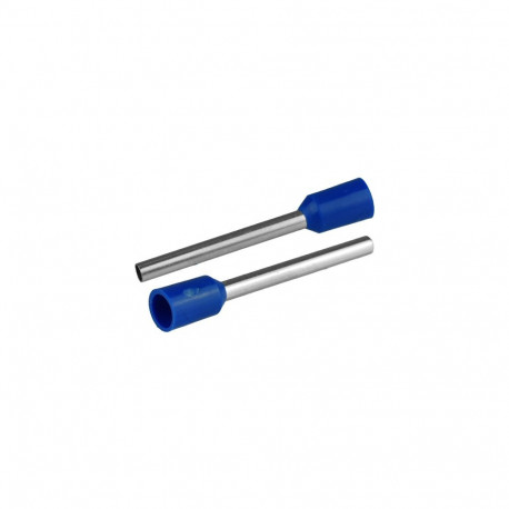 Isoleeritud juhtmeotsahülss 11,5mm2 hülsi pikkus 24,4mm, sinine, 20tk