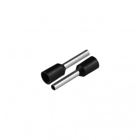 isoleeritud hülsiklemm juhtmetele 11,5mm2, hülsi pikkus 16,4mm, 20tk, must