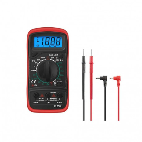 AG102D Multimetr xl830l + 2 sondy red