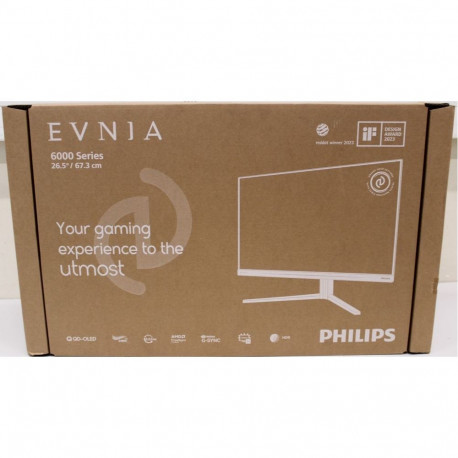Philips SALE OUT. 27M2N6501L/00 27" 2560x1440/16:9/0.03ms/400cd/m/HDMI DisplayPort Headphone out | S