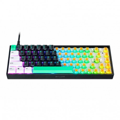 Razer | Reclusa X Mini 65% | Mechanical Gaming Keyboard | Wired | US | Mechanical Switches Gen-3 (Ta