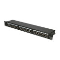 "Extralink CAT6 STP Patchpanel V2, 24 Ports"