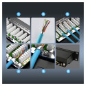 Extralink patch-paneel CAT6 STP V2, 24 porti