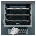 "Extralink CAT6A STP Patch panel 24 port - Cable - CAT 6a"