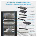Extralink rack-kapp 32U 800x800, must