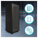 Extralink serverikapp 32U 600x800 püstine, must