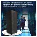 Extralink serverikapp 32U 600x800 püstine, must