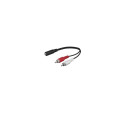 Audioadapterkaabel, 0,2m