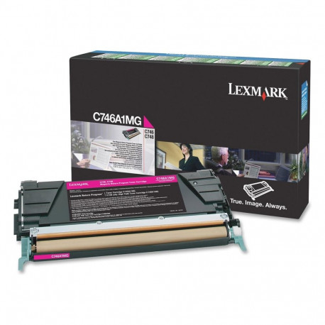 LEXMARK tooner C746, C748 7K standardmahutavus 7.000 lehekülge 1 tk pakend tagastusprogrammiga, mage