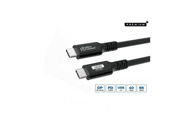"USB-C to USB-C cable 0,5m"