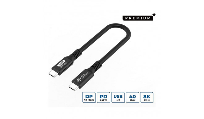 "USB-C to USB-C cable 0,15m"