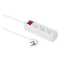 "3-way Schuko Socket 1,5M White"