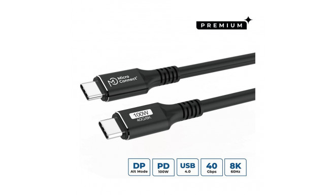 USB-C–USB-C kaabel 0.5m
