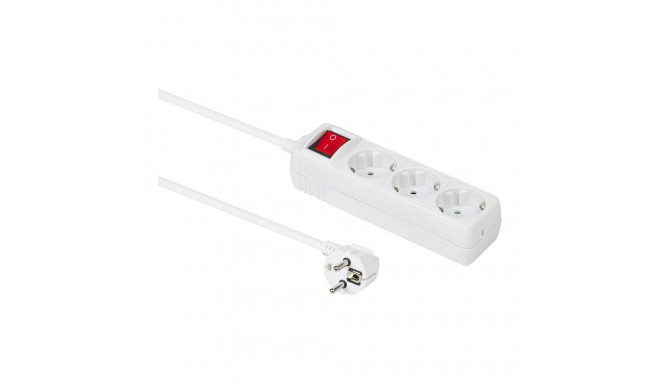 "3-way Schuko Socket on/off"