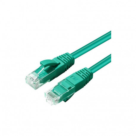 "CAT6A UTP 0.3m Green LSZH"