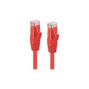 "CAT6A UTP 0.3m Red LSZH"