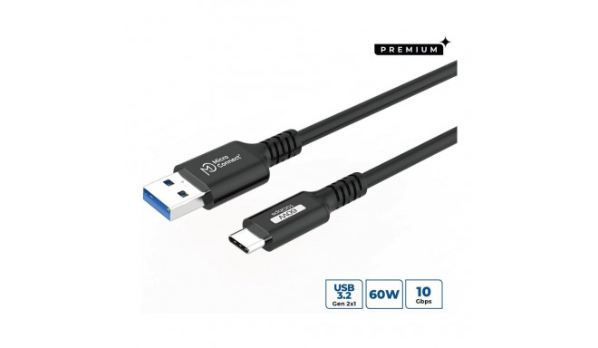 "Premium USB-C to USB-A cable"
