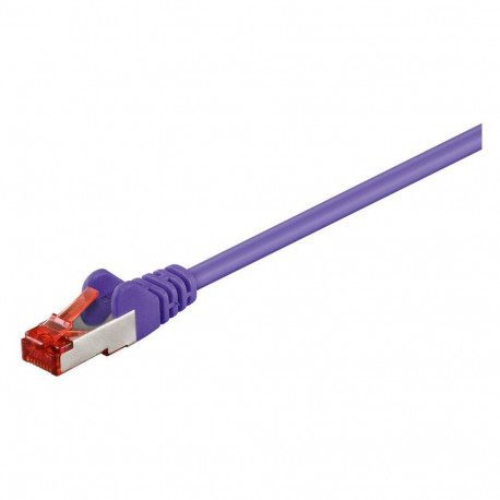 "F/UTP CAT6 0.25m Purple PVC"
