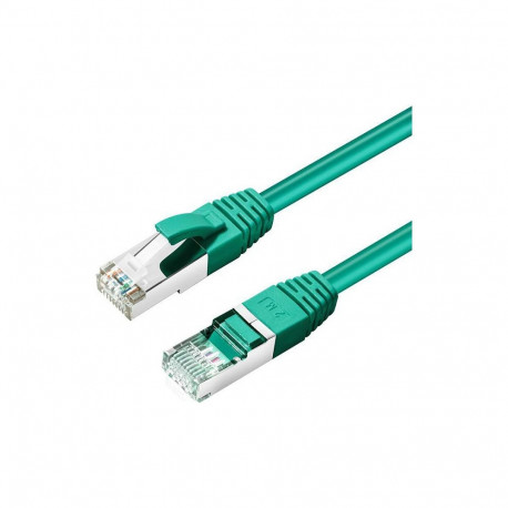 CAT6A S/FTP 0.5m Green LSZH