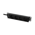 "4-way Schuko outlets"
