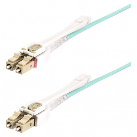 "4m LC/LC-UPC OM4 Multimode Glasfaser Patchkabel, Push-Pull - Patch-Kabel - LC/UPC Multi-Modus (M)"