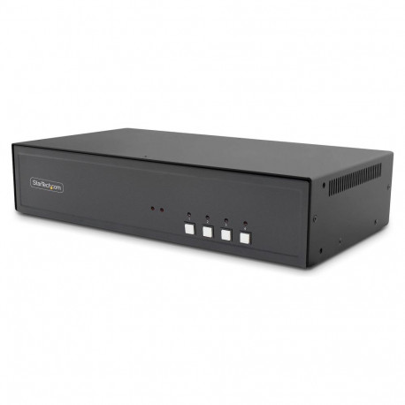 "4-Port Dual-Monitor Secure KVM Switch HDMI-DP 4K 60Hz NIAP 4.0 Zertifizierter Desktop KVM Umschalte
