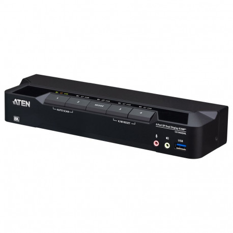 "ATEN CS1944DPA 4-Port USB 3.0 8K DP KVM"