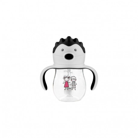 Akuku Non spill training cup with weighted straw GREY A0034