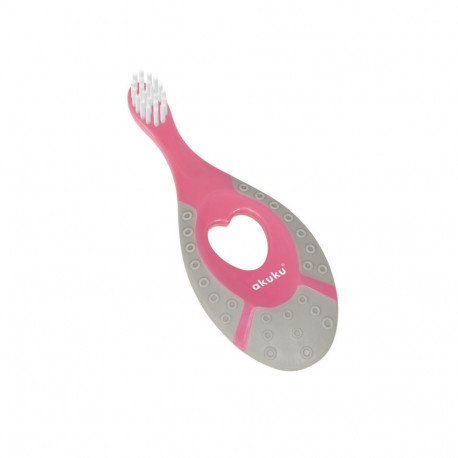 Akuku First toothbrush 0-2y pink A0677