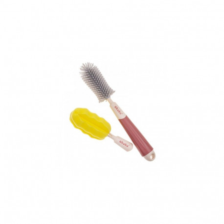 Akuku Set of bottles, cups and teat brushes A0512