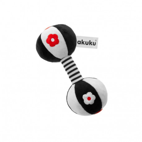 Akuku Plush rattle DUMBBELL A0482