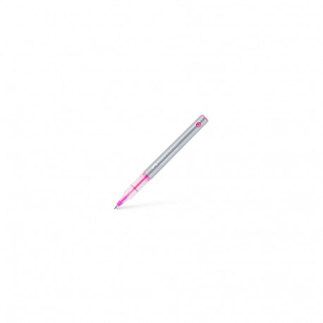 FABER-CASTELL rullpliiats Free Ink 0.7mm, hall, roosa kirjutusvärv