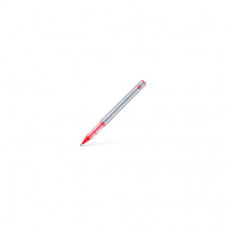 FABER-CASTELL rullpastapliiats Free Ink 0.7mm, hall, punane kirjutusvärv