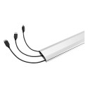 "Aluminum Cable Cover Silver,"