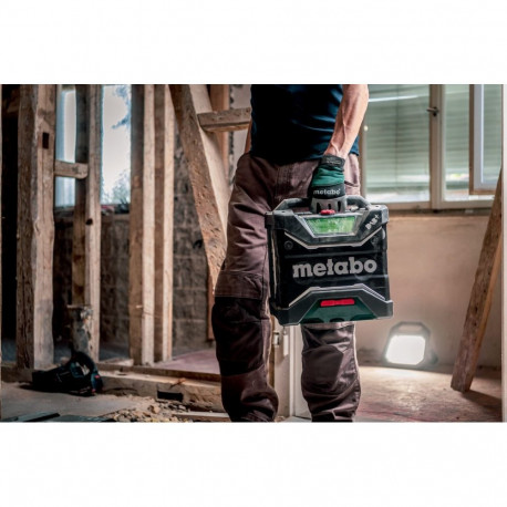 Metabo ehitusraadio RC 12-18 analoog ja digitaalne, must, roheline, punane