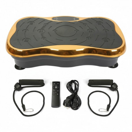 Extralink Moonwalk Spin Move Platofrma Wibracyjna do Cwiczen Fitness 200W zlota