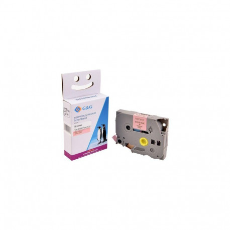 G&G 18779 label-making tape Gold on Pink TZe