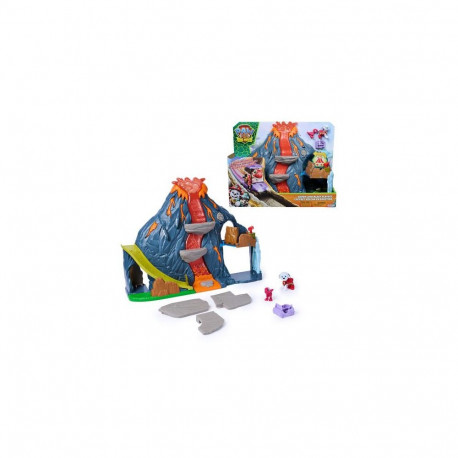 PAW Patrol : The Dino Movie, Super Lava Blast Volcano Playset with Lights & Sounds, Marshall and