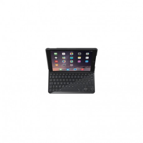 Logitech Slim Folio AZERTY French Bluetooth Carbon, Black