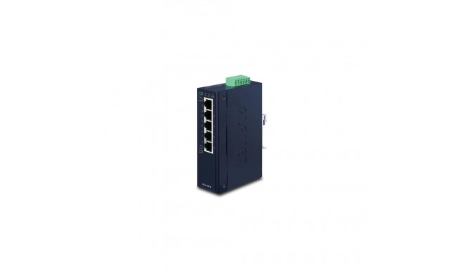PLANET IGS-501T network switch Unmanaged Gigabit Ethernet (10/100/1000) Blue