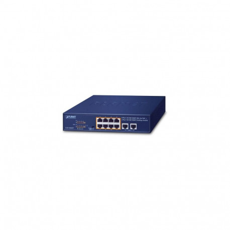PLANET GSD-1008HP network switch Unmanaged Gigabit Ethernet (10/100/1000) Power over Ethernet (PoE) 