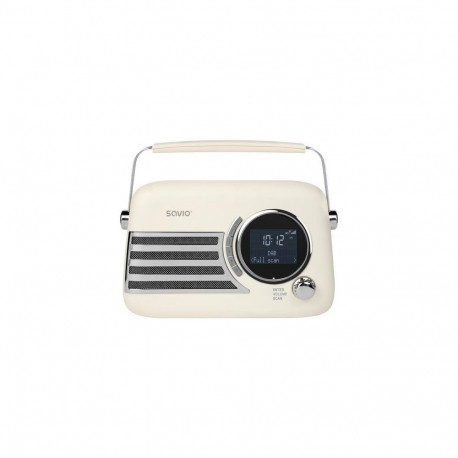 Savio RS-04 radio Portable Analog & digital Beige, Black